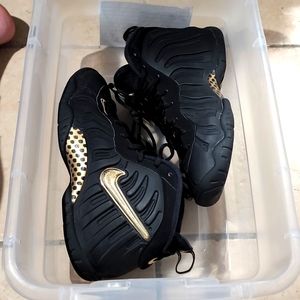 Black Metallic Gold Foamposites